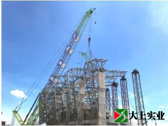 運(yùn)動場看臺施工現(xiàn)場