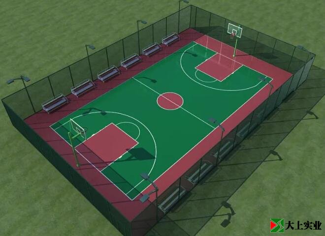 籃球場(chǎng)效果圖