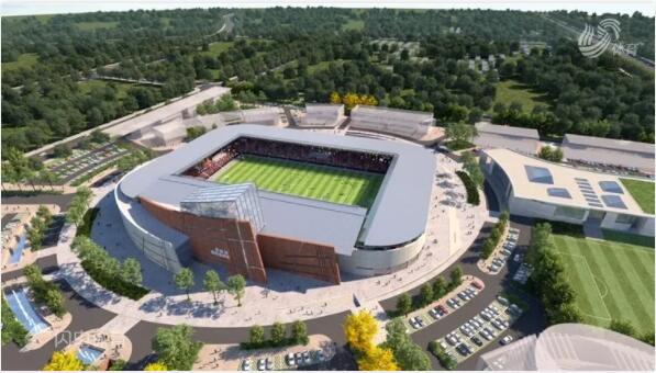 日照國(guó)際足球中心主場(chǎng)館