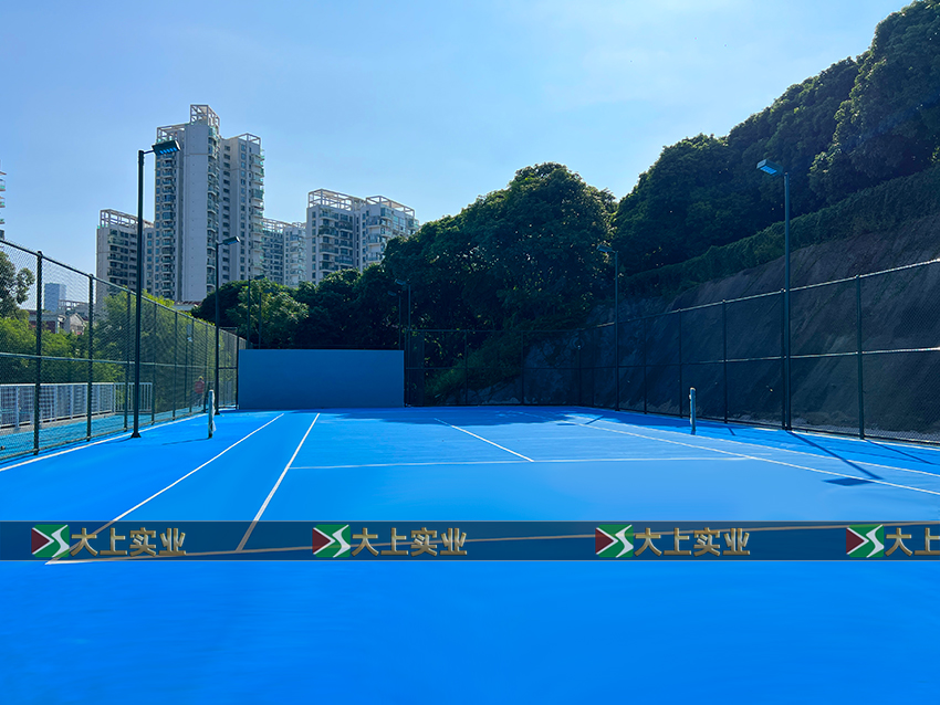 網(wǎng)球場施工