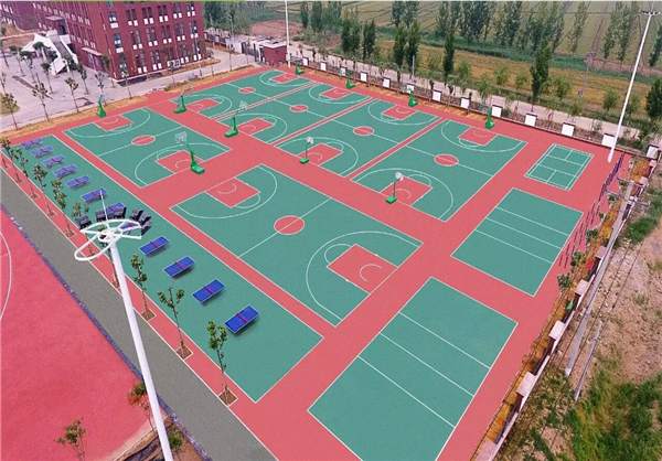 大上實業籃球場施工