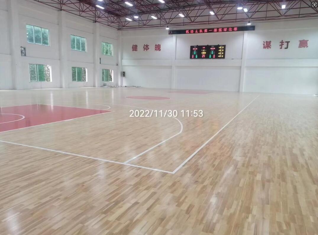 廣州某部隊室內木地板球場運動場館建設施工項目